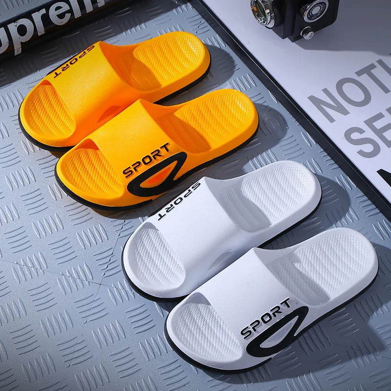 Hot selling fashion trend low moq unique new type soft sole unisex pvc shower home use gym sport massage casual slide sandals