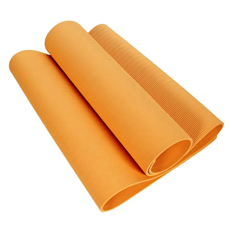 TPE yoga mat for exercising judo yoga good quality roll up clean easily customized yoga mat taekwondo mat