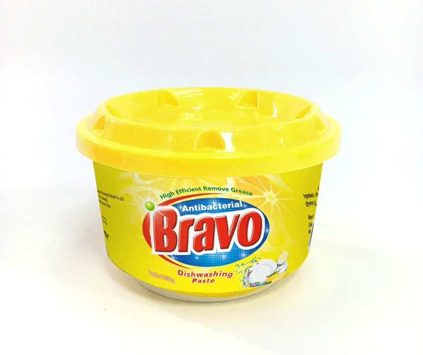 Oem Logo Good Quality Strong Lemon Perfume Dishwashing Detergent Paste