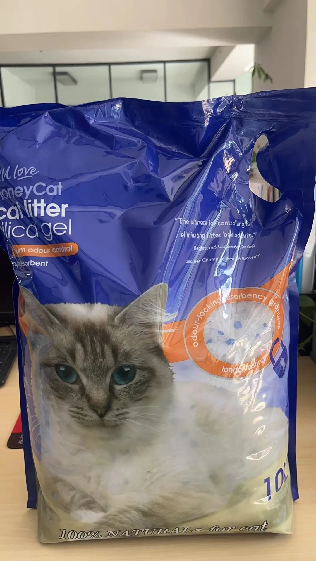 5L Silica Gel Sand Crystal Cat Toilet Effective Cleaning Silica Cat Litter