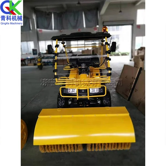 13HP 1500cc бензиновый двигатель UTV потолочный однокнопочный подъемник щетка для снега маленький автомобиль