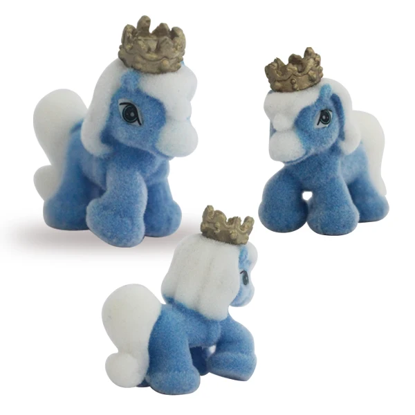 Novelty action figure mini plastic pony model dolls,pvc small flying animal toys for vending machine