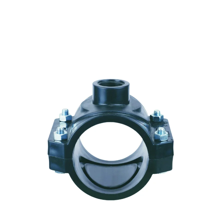 Donsen PP PE compression fitting clamp saddle PN10 for pipe