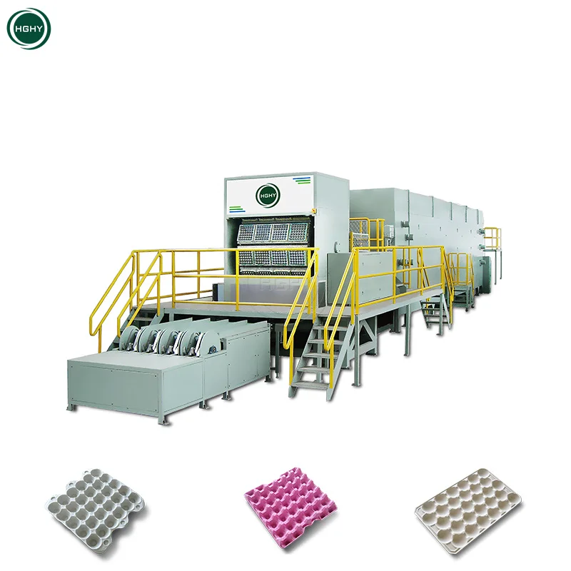 
small egg dish making machine | semi-automatic paper egg tray molding machine 