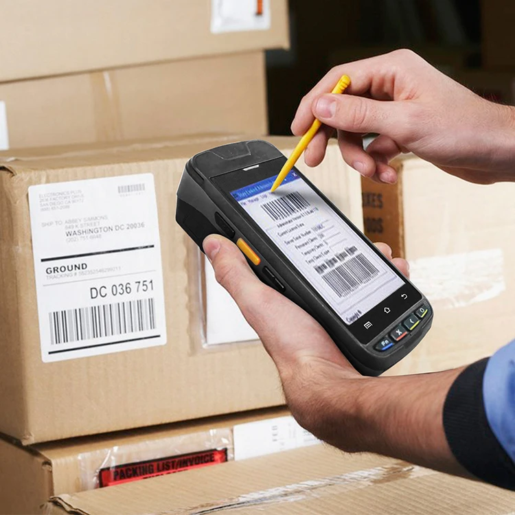 UROVO I9000S 5 дюймов NFC портативная Pos-машина Android 8 1 система Сенсорный экран мобильные pos-системы с принтером