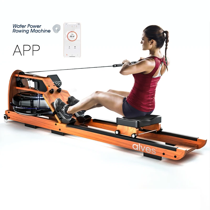 
Water Rowing machine Hot sale Water Resistance Rowing Machine Commercial Wooden Frame Portable Indoor Water Rowing Machine for h 