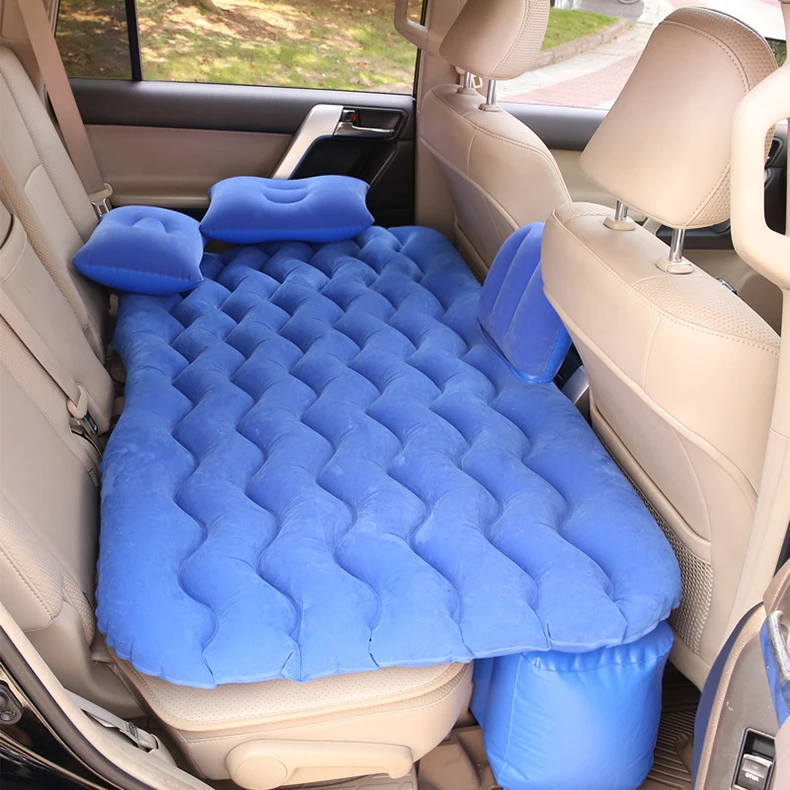 Car Accessories Interior Camping Trunk Air Mattress Inflatable Car Travel Backseat Air Bed Mattress with Air Pump
