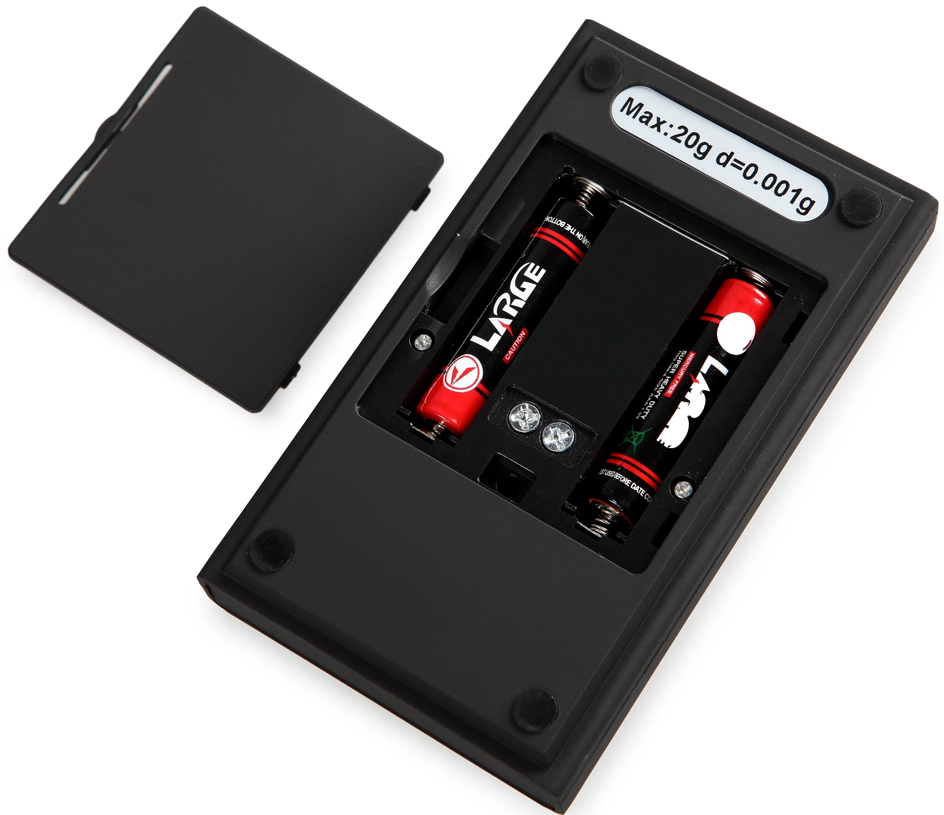 0.001g High Accuracy 10g 20g 50g 100g Portable Pocket Mini Jewelry Electronic Milligram Scale w/Backlit LCD Transparent Cover