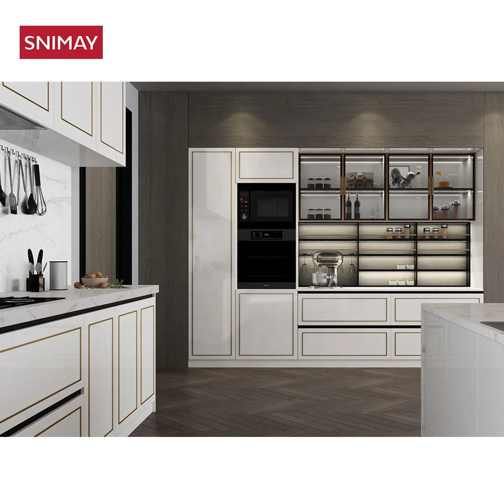 Modern Custom Design MDF/Melamine/Wooden Kitchen Cabinetry