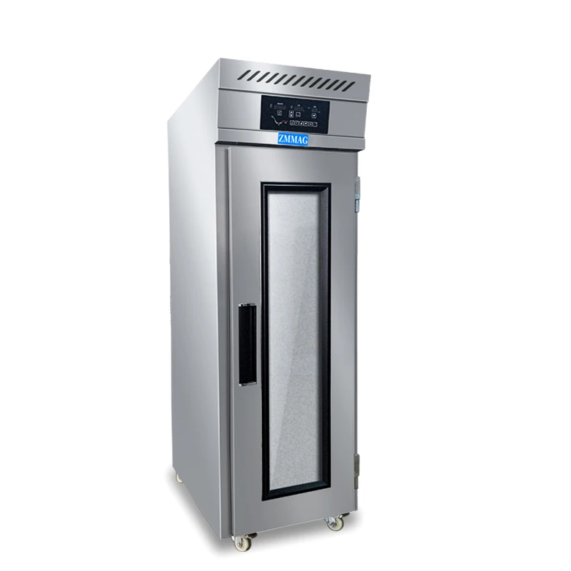 18 trays freezing bread dough proofer with fermentation room