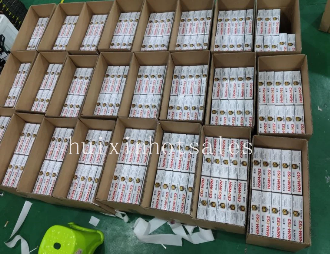 New GIGABYTE  for Intel H61M-DS2 Motherboard Intel LGA1155 Intel H61 mATX Motherboard (GA-H61M-DS2) 3 years warranty