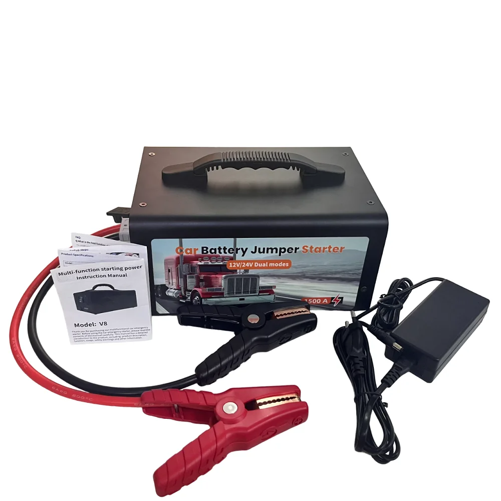 42000mAh Jumps Power 12V & 24V Jump Starter for Cars 1500A Multifunctional Jump Starter With SOS Torch Light