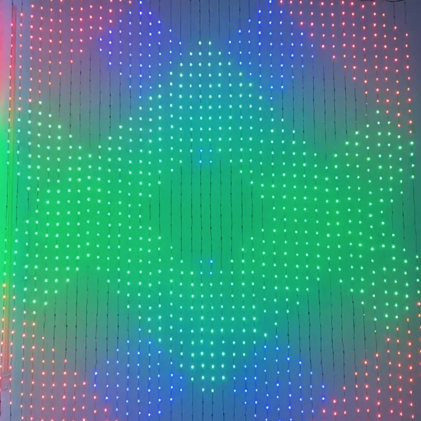 smart string lights KING YI other holiday decoration landscape lighting curtain light app control smart lamps linternas