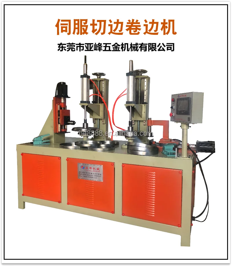 
Curling Machine Roll Forming Machine Crimping Machine Flanging Machine For Stainless Steel Aluminium Copper Kitchenware Cookware 