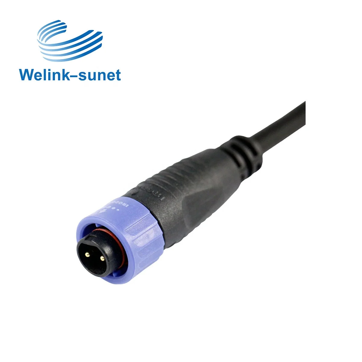 Фонтан 10P винт тип припоя провода жгут с Средний водонепроницаемый разъем