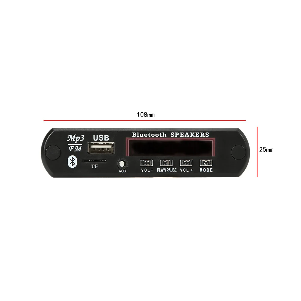  Mp3-плеер модуль bluetooth tf карта Mp3 декодер плата плеер 2*25 Вт
