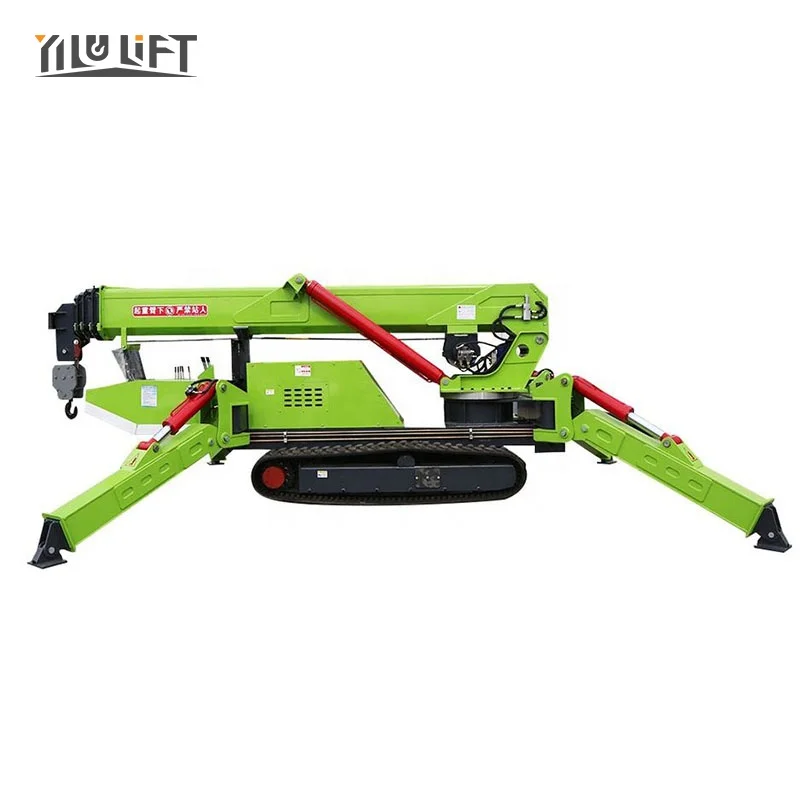 Wireless Remote Control 1Ton To 14Ton Electric Diesel Hydraulic  Crawler Crane