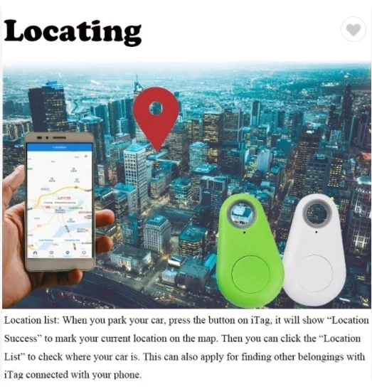JCX Hot Selling Wireless Smart Tracker Anti Lost Alarm Key Finder For Key Chain Phone Car Pet