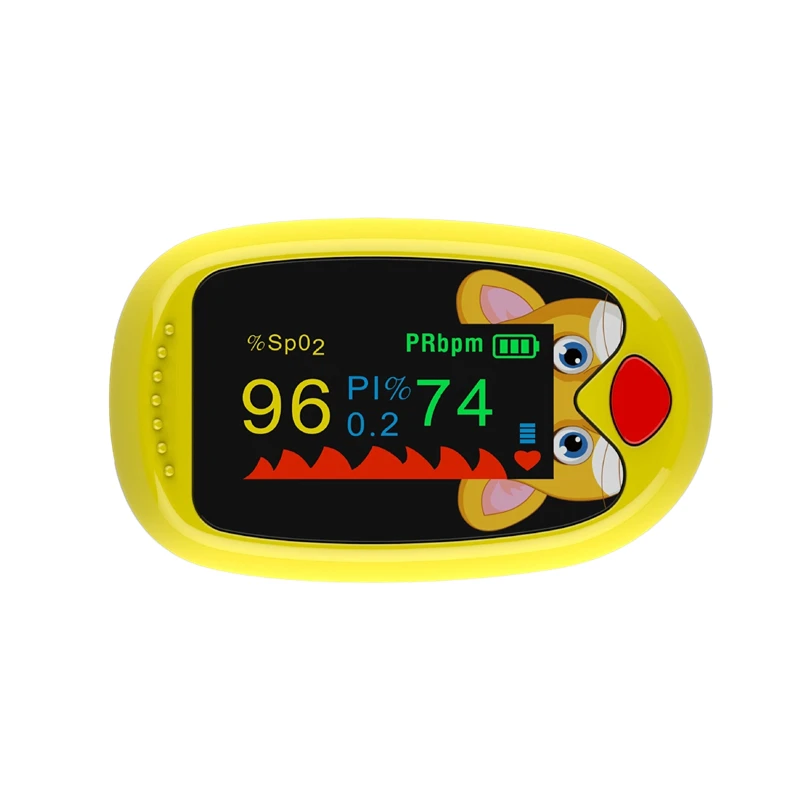 Household Medical Device TFT Rechargeable Baby Child Fingertip Pulse Oximeter Of Fingertip
