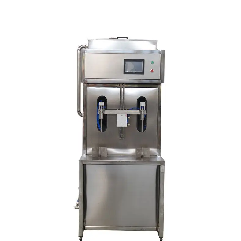 Semi Automatic Large Flow Diaphragm Pump Weighing Liquid Filling Machine Laundry Detergent Gel Viscous Liquid Filling Machine