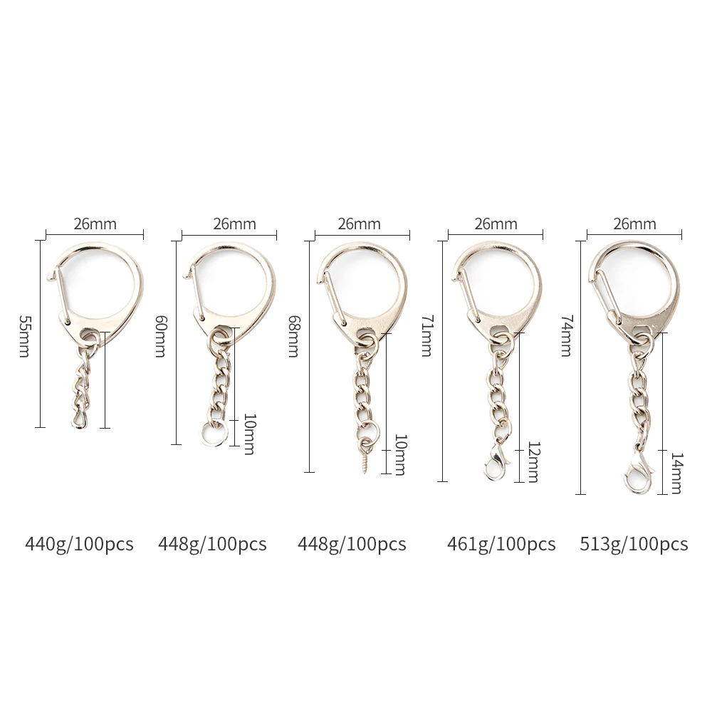 Silver Color D Rgger Clasp Swivel Clip Keychain For Keys Car Key Ring Souvenir Couple Handbag Chain Gift DIY African Map