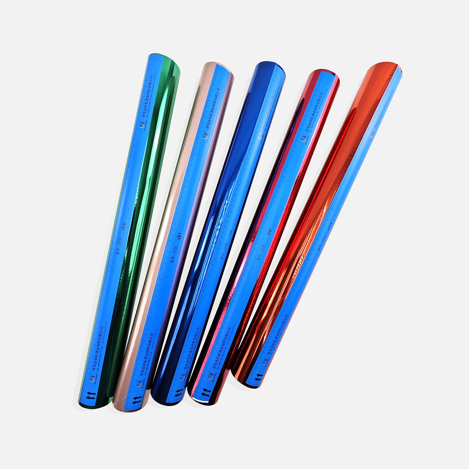 Golden Rainbow Colorful laser heat transfer  hot stamping foil roll for paper and plastic