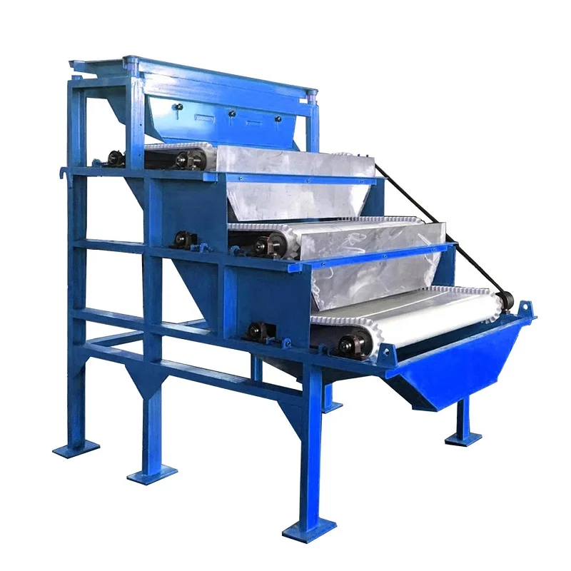 high intensity dry seed rare earth grain magnetic roller separator