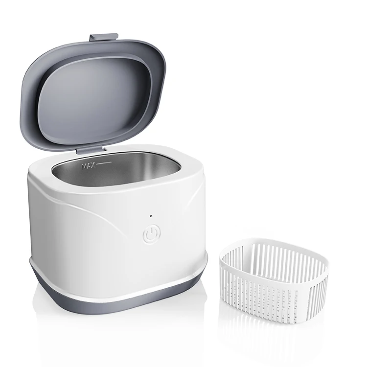 2024 Latest Design Portable Ultrasonic Cleaner Machine for Eyeglasses Jewelry Watches Coins Mini Family Use with 1 Year Warranty