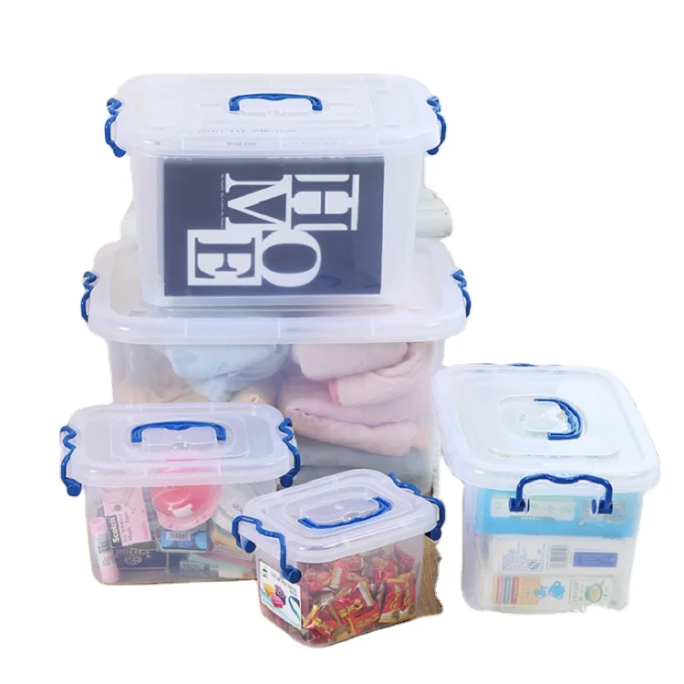 Multi-function PP plastic storage box 5 container 50 liter,empty containers giant size storage