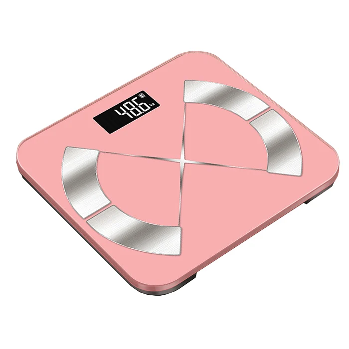 J&R Human Body Weight Measuring Tempered Glass Digital Smart 180kg Wireless Weighing Scale Electronic