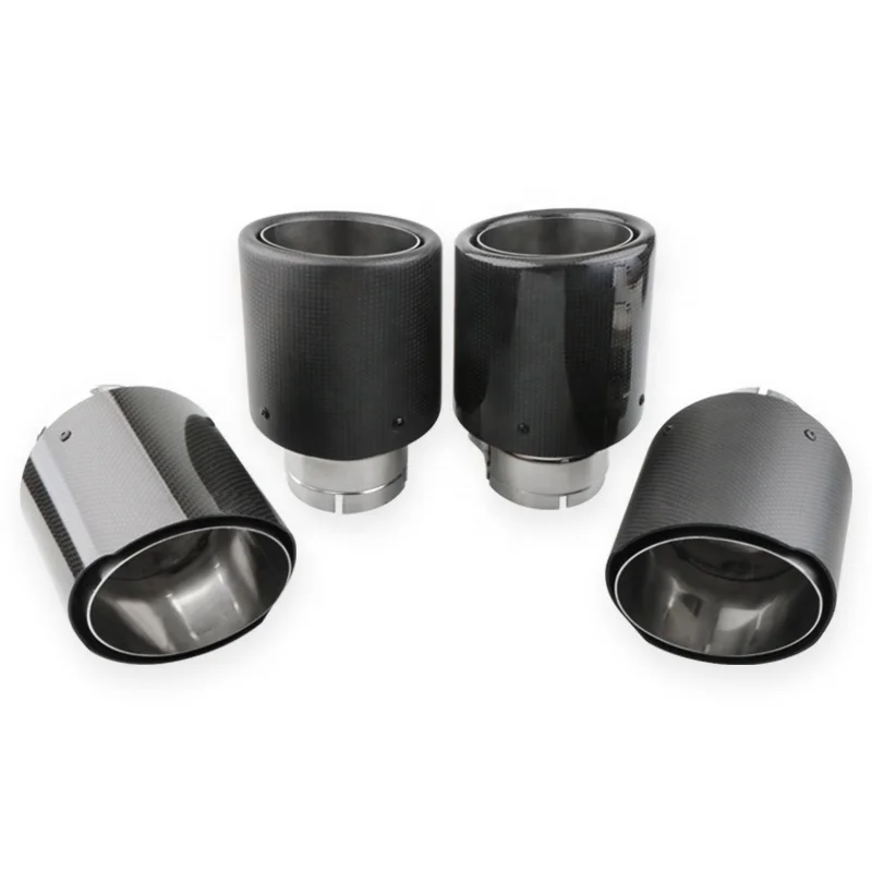 Настраиваемый Логотип выхлопная труба из углеродного волокна глушитель 2 5 дюйма универсальный стиль с прямыми