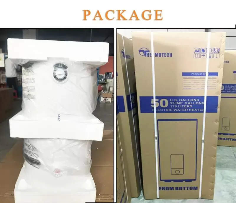 OEM/ODM Custom Logo Household bathroom Water Heater Boiler Electric Tank Storage Hot Water Heater for Tender Purpose