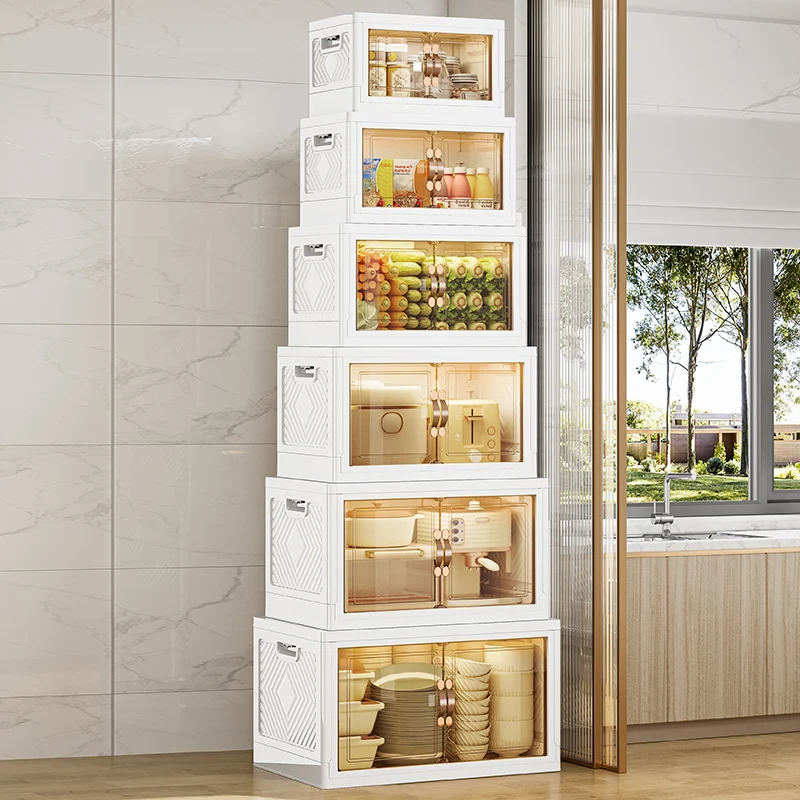 Jeko&Jeko Wholesale Wardrobe Use Home Toy Clothes Organizer Heavy Duty Super Large Folding Plastic Storage Boxes With Lids