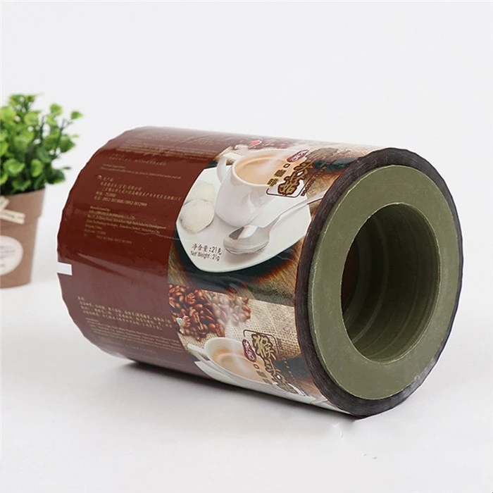 Sealing Packaging Aluminum Foil Food Grade Plastic Rolls Transparent Stock Snack Scrap Packing Pouch Sachet Bag opp Film Roll