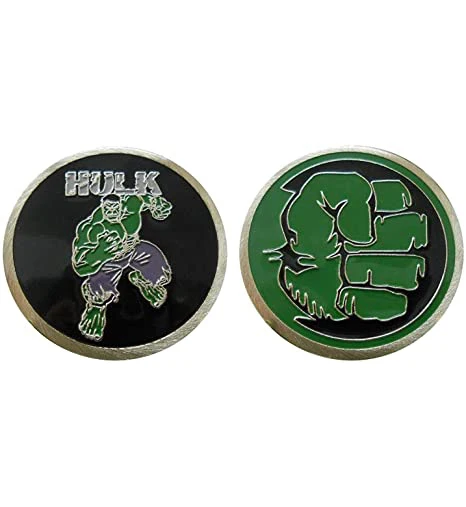 Comic Character Challenge Coin, Marvel Comic Coin, DC Comic Coin