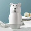 Cute Bear 400ml Desktop Hand Sanitizer Infrared Sensor Touchless Automatic Soap Dispenser