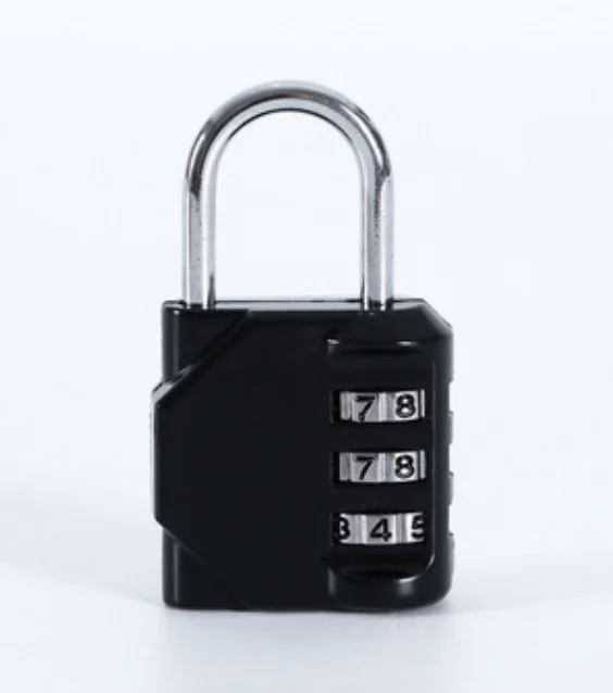 Padlock - 3 Digit Mini Combination Lock for Gym, Sports, School & Employee Locker, Outdoor, Fence, Hasp and Storage