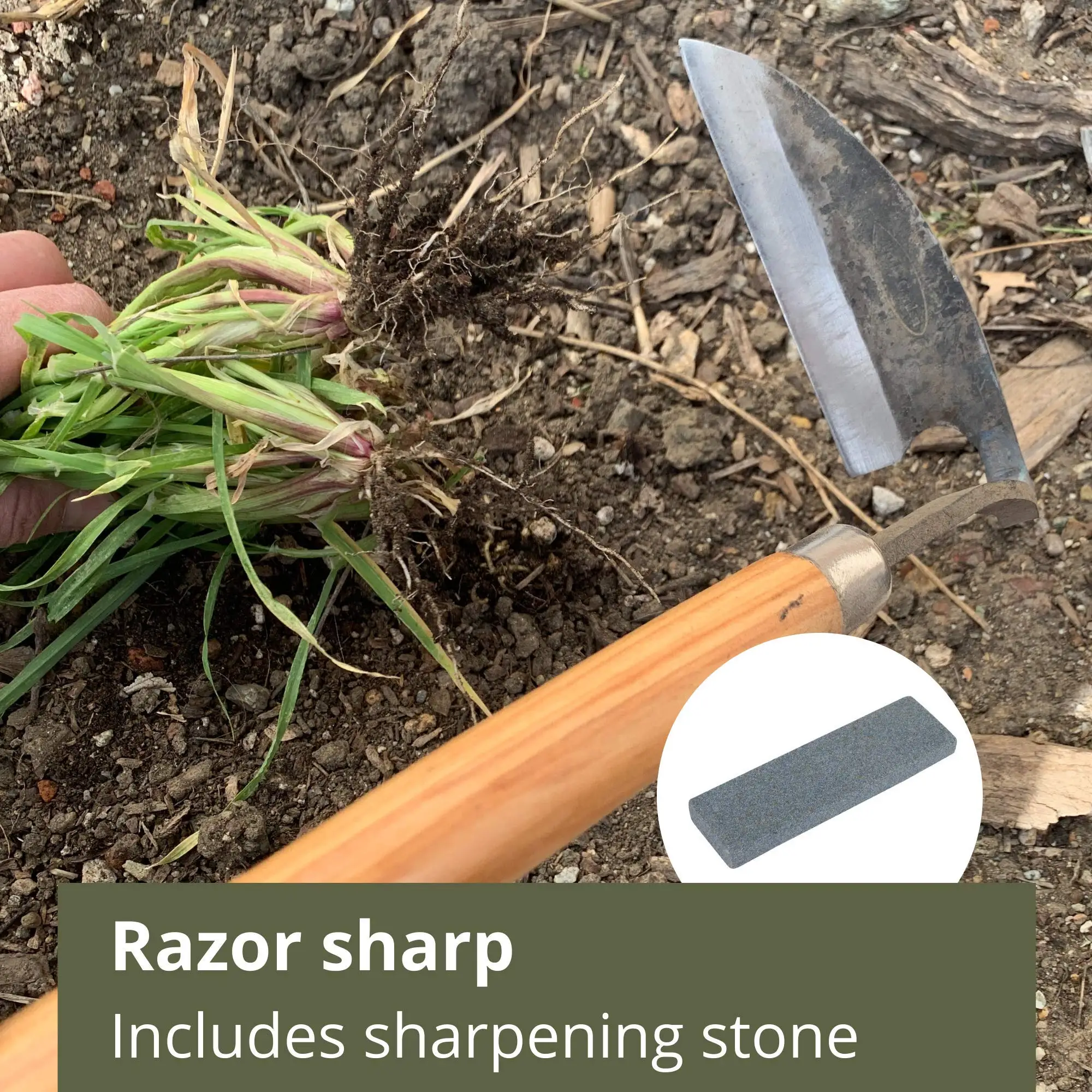 Manual Hand Weeder Garden Weed Tool for Yard Lawn and Farm