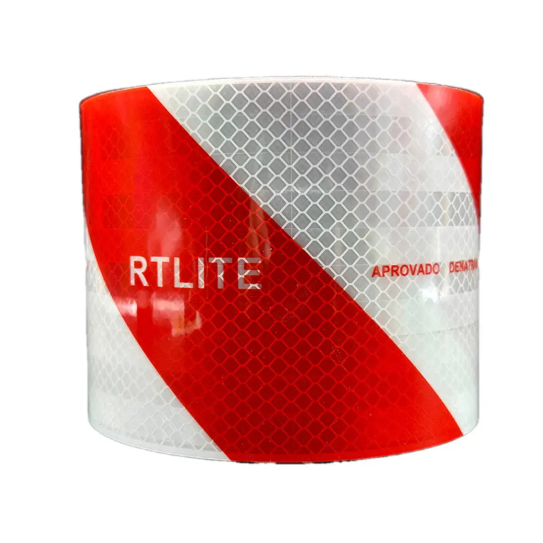 4 inches/10.16cm Width  APROVADO DENATRAN  Reflector Tape Reflective Tape Conspicuity Sticker for Brazilian market Truck