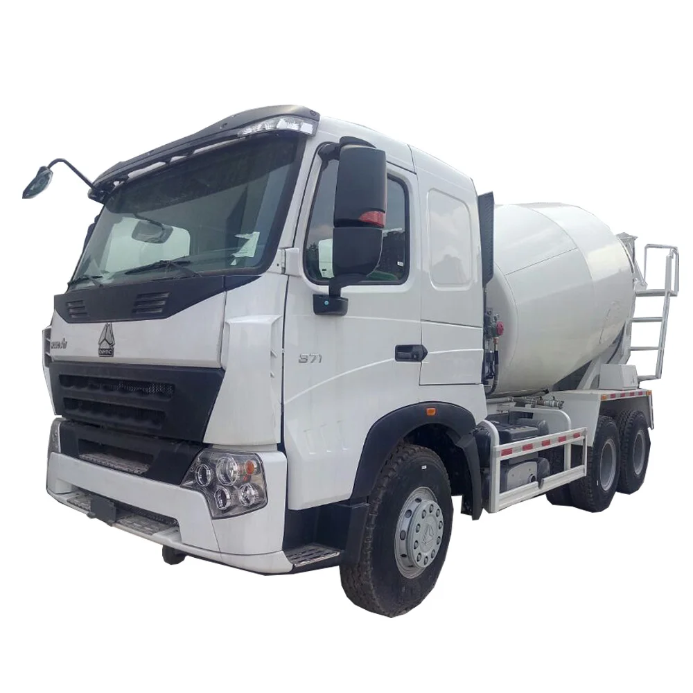 Sinotruck Howo 8m3 12m3 mobile self loading concrete cement mixer truck