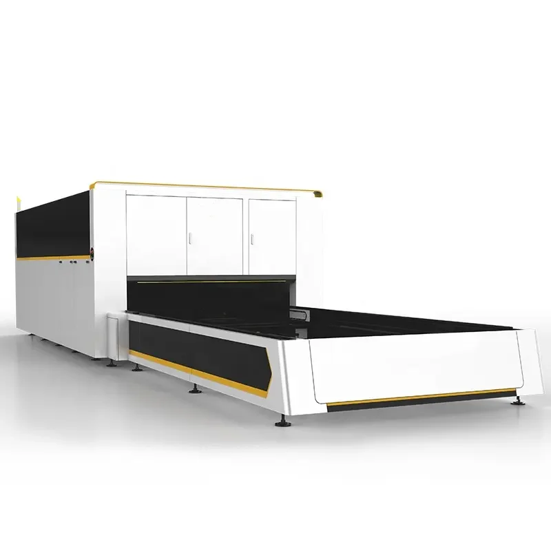 Laser Metal Cutting Machine Full Enclosed Fiber Laser Cutting Machine Steel Lazer Cutting Machine