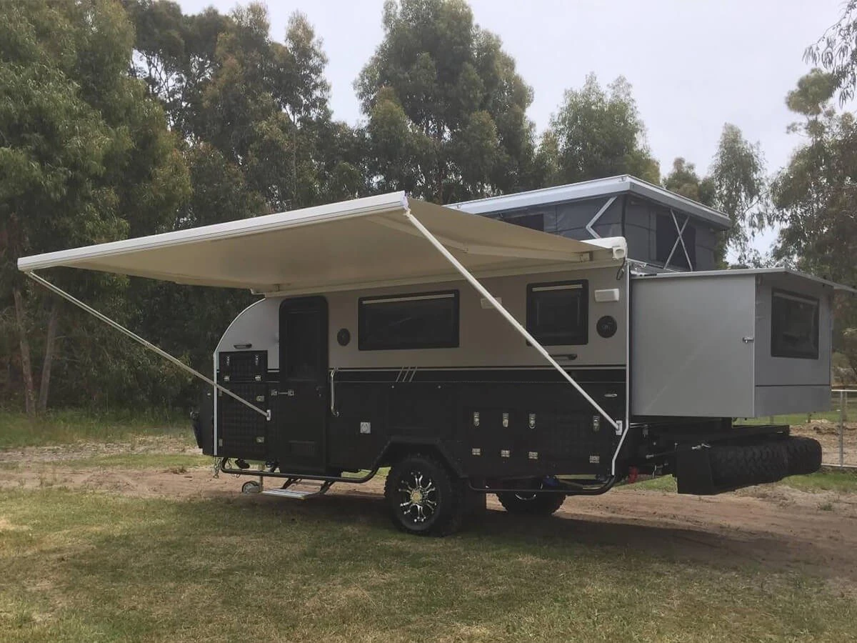 15 футов Австралийский круизер внедорожник трейлер и поп-топ Гибридный фургон