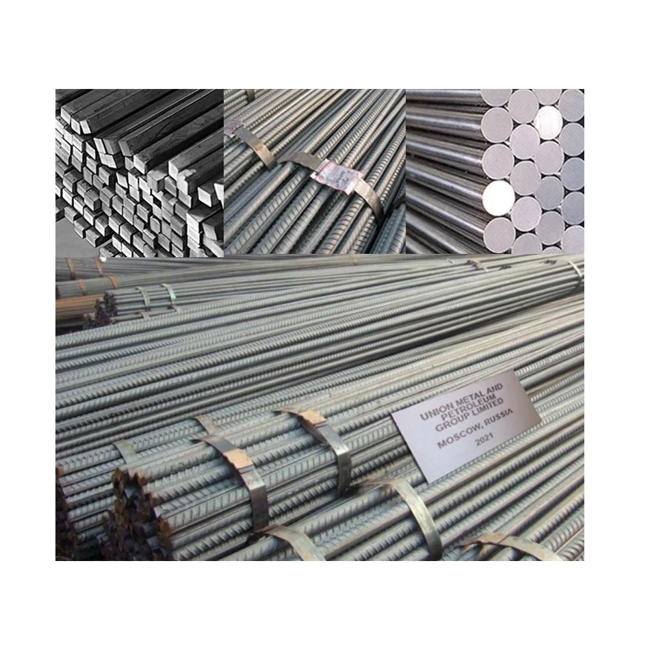 Cold and hot rolled deformed round steel bars