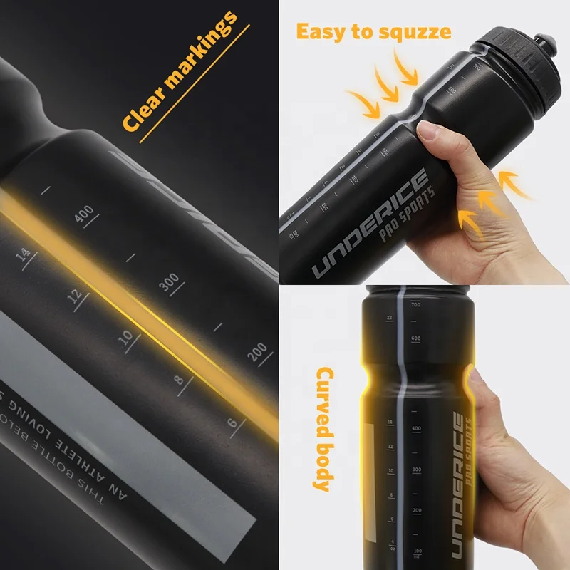 Suction Mouth 750 ML  Water Bottle Ice Hockey Rugby Portable Handy Cup Extruded Water Type Sports Kettle hockey bottle