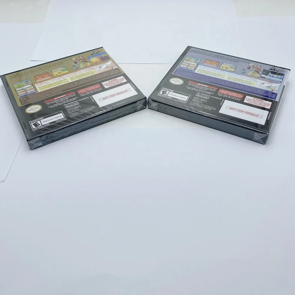 NTSC version Poke mon heartgold soulsilver with box and manual sealed games for DS
