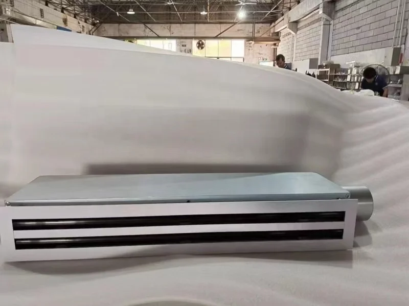 HVAC Aluminum Supply Linear Slot Diffuser with Plenum Box Linear grille