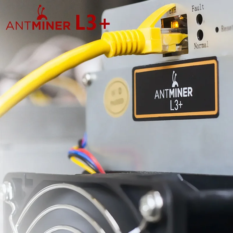 In Stock Asic L3+ Antminer L3 LTC Miner 504Mh/s with PSU Quick Ship Ant Miner L3++ 580Mh/s