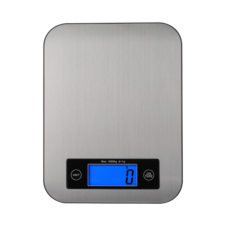 RTS 10 kg Digital kitchen scale with antifinger 304 stainless steel platform