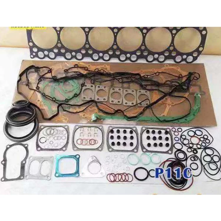 04010-080 /04010-0433 Запчасти для дизельного генератора трактора производители комплектов прокладок цилиндр двигателя полная прокладка P11C для автомобилей Hino