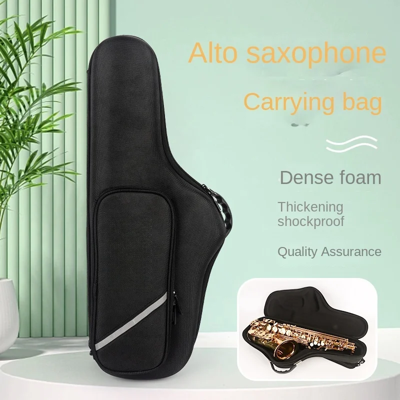 Wholesale Portable Gig Bag Instrument Case for Tenor Saxophone EVA Hard Shell with Nylon Polyester Shockproof Travel Performance